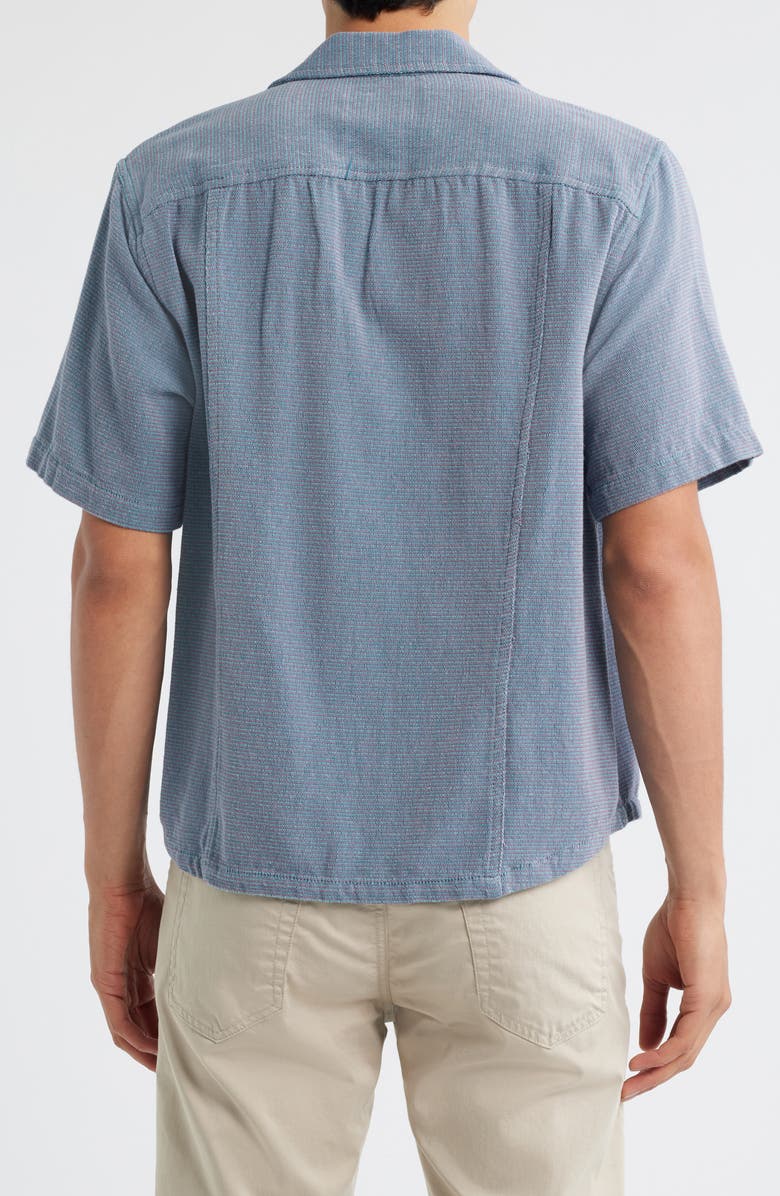 Corridor Antigua Cotton Camp Shirt, Alternate, color, Blue
