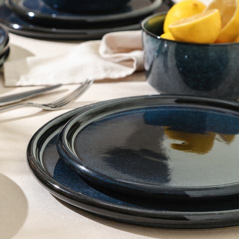 Eden Stoneware 24-Piece Dinnerware Set