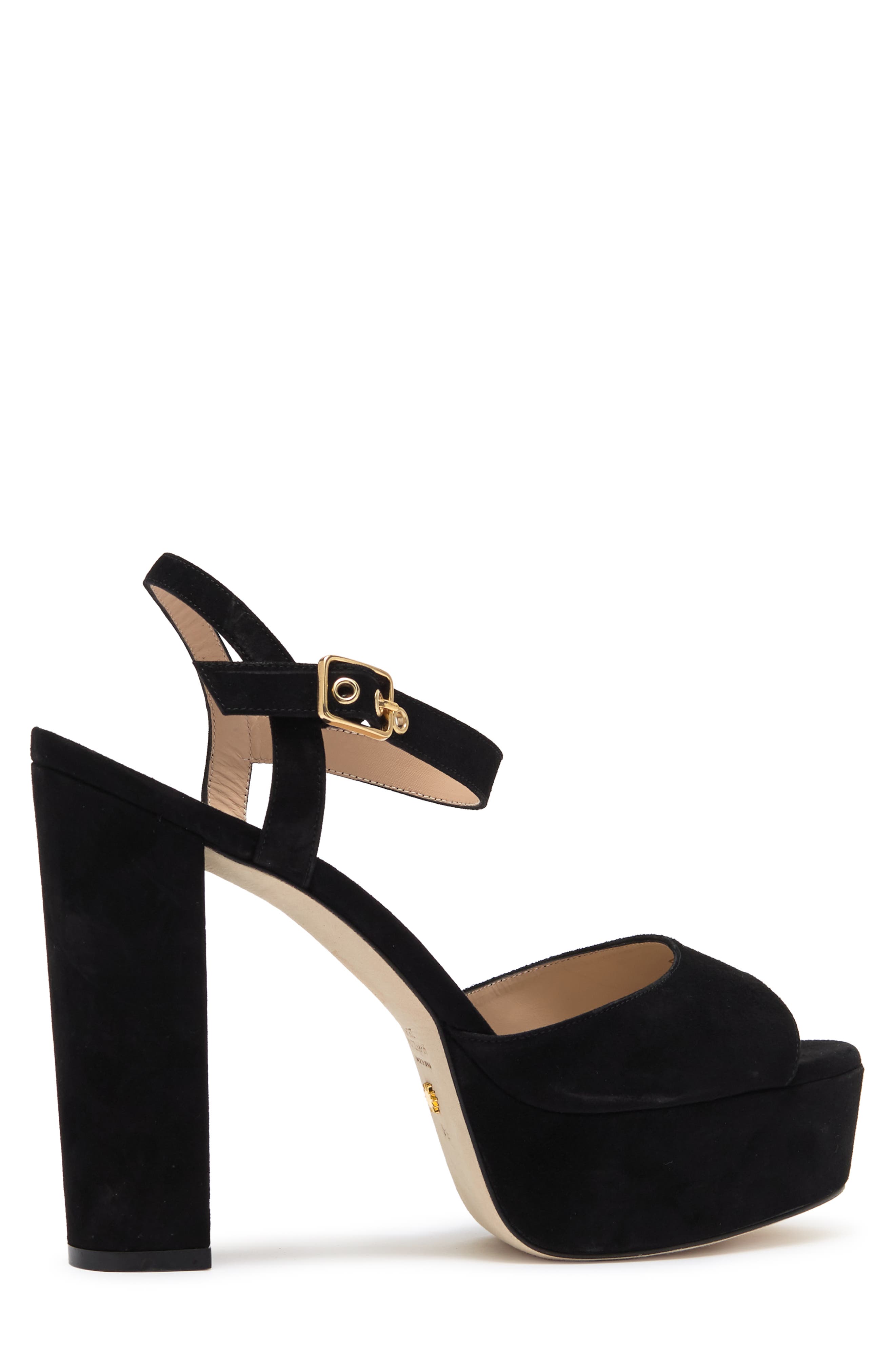 Stuart Weitzman Ryder Suede Platform Sandal, Alternate, color, 