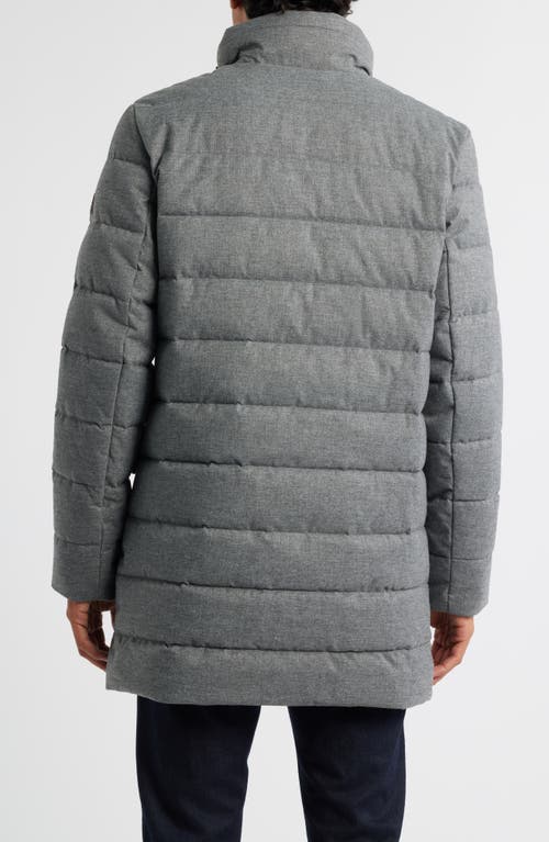 Save The Duck Gordon Puffer Jacket With Stowaway Hood In Gray