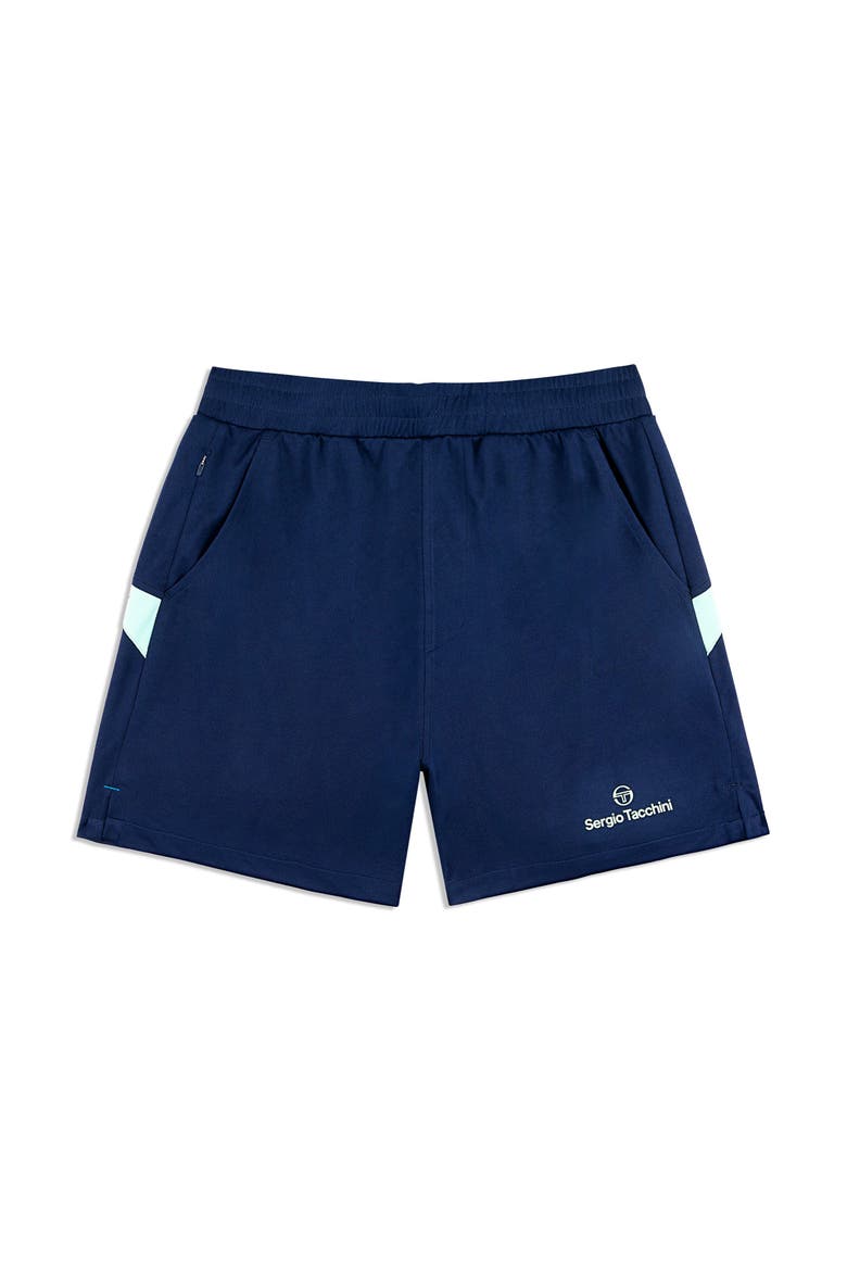 Luca Piqu Short, Alternate, color, MARITIME BLUE