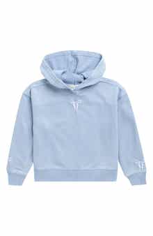 PINK ROSE Kids' Bow Embroidered Hoodie