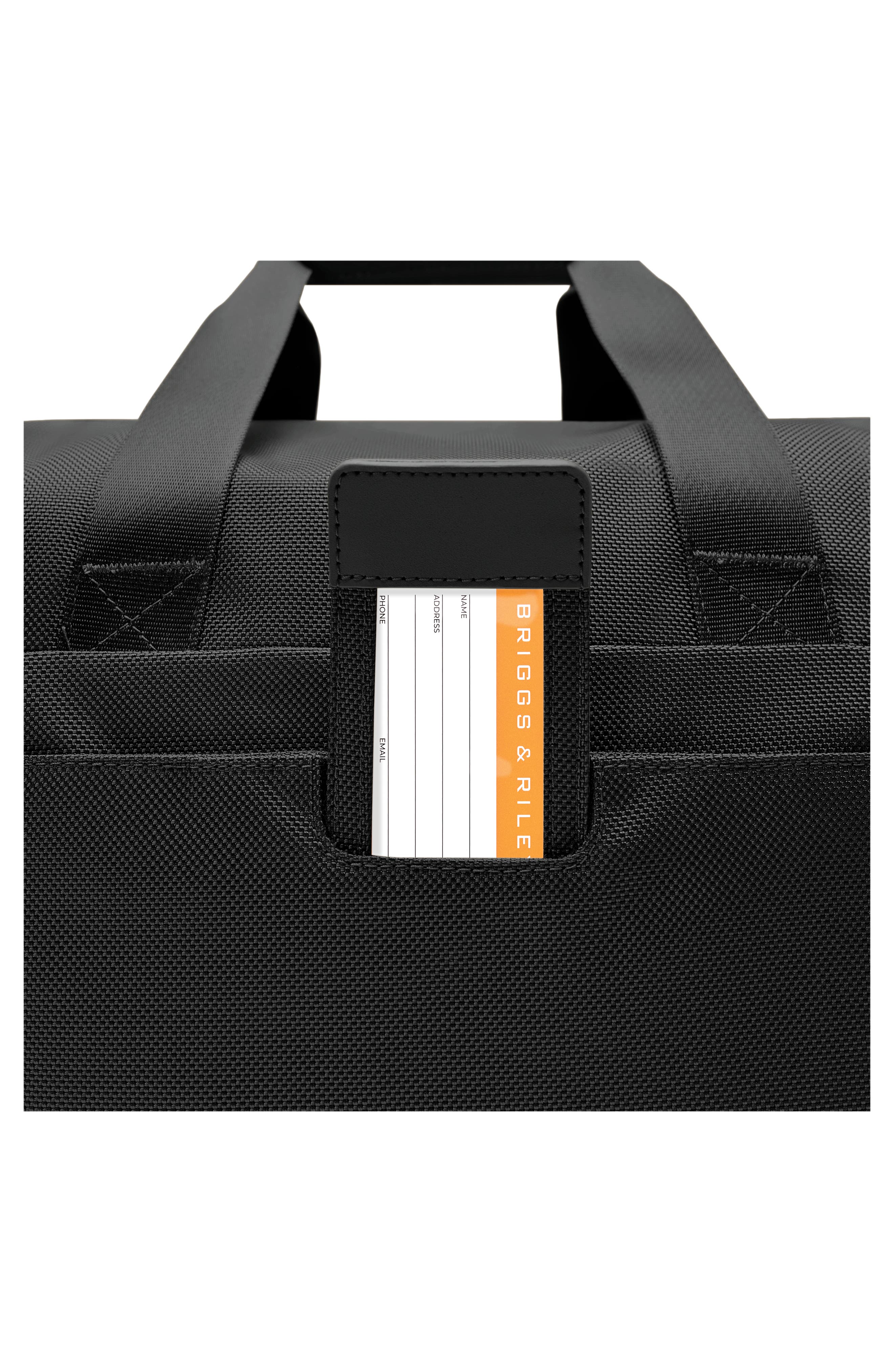 Briggs & Riley Baseline Underseat Duffle Bag, Alternate, color, Black