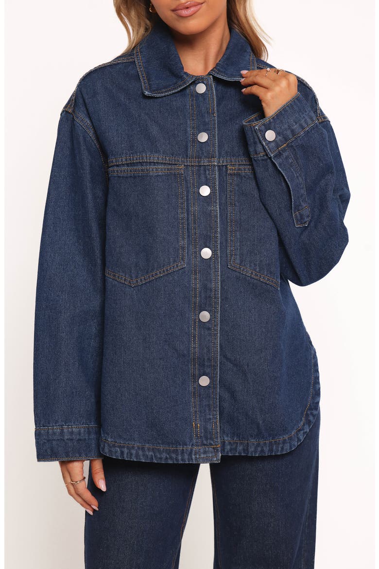 Dede Denim Shacket, Alternate, color, DENIM