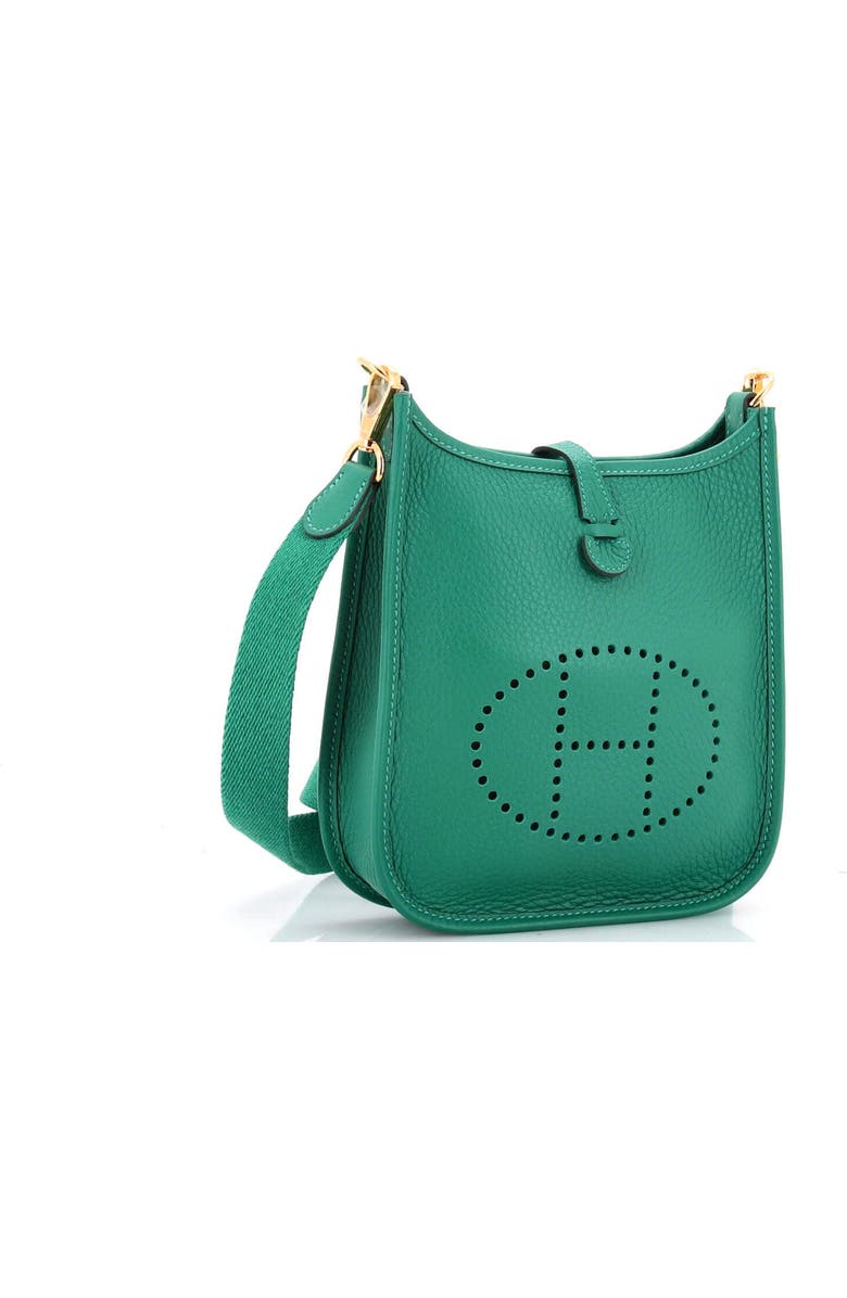 Pre-Owned Hermes Evelyne Bag Gen III Clemence TPM, Alternate, color, Vert Vertigo