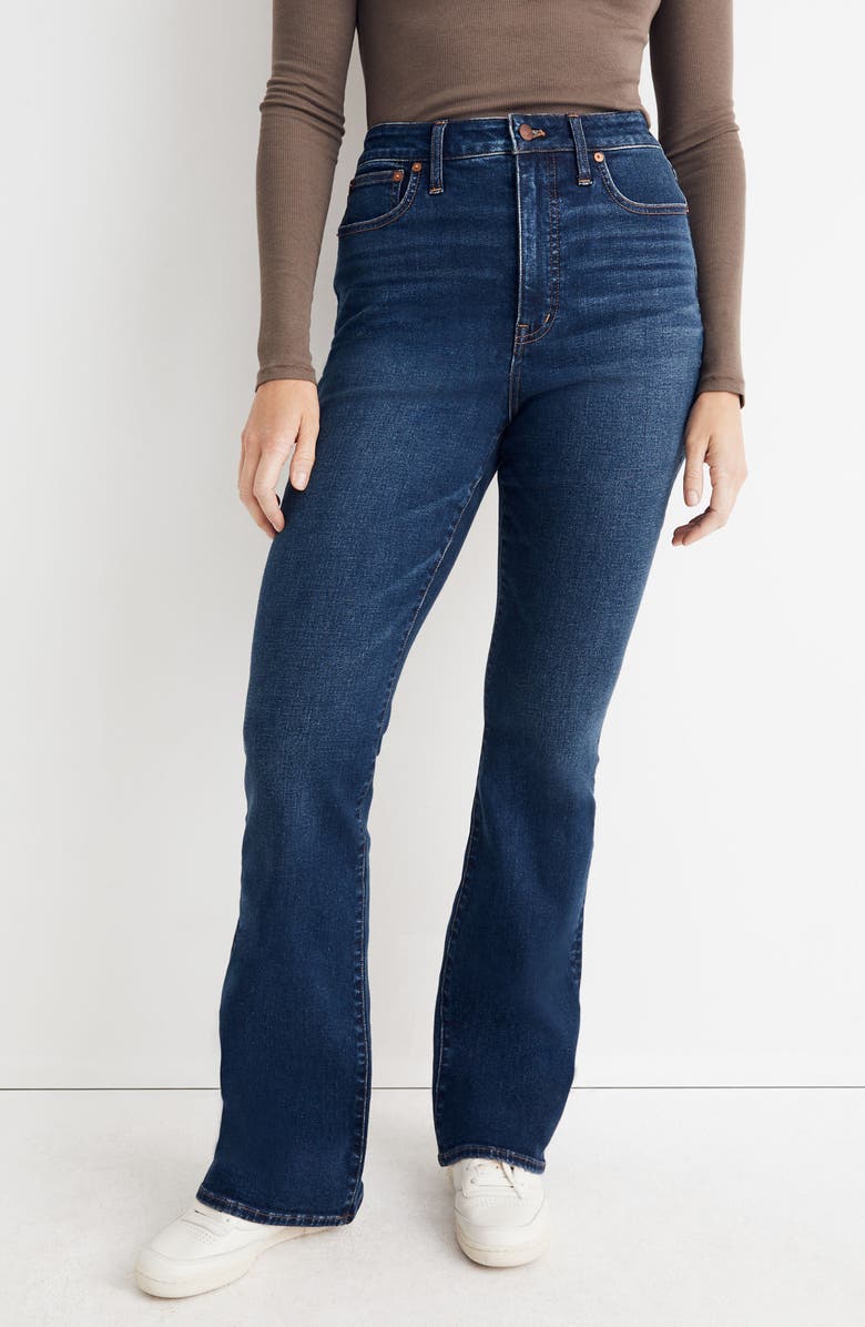 Madewell Curvy High Waist Skinny Flare Jeans, Alternate, color, 