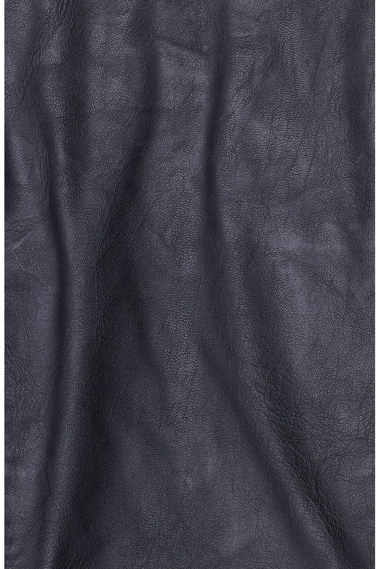 Faux Leather Moto Jacket, Alternate, color, BLACK