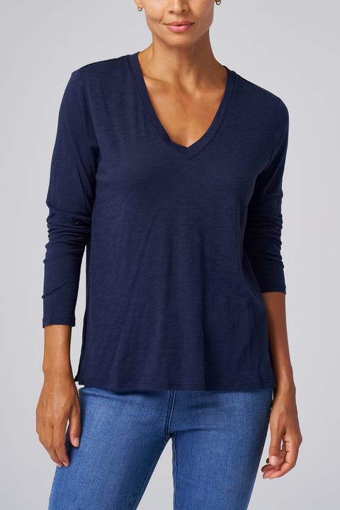 Slub Jersey Long Sleeve Tee