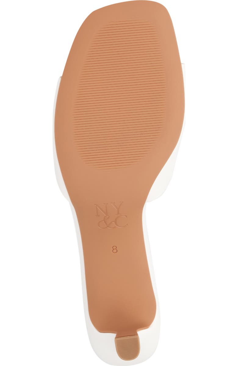 NEW YORK AND COMPANY Gaia Kitten Heel Sandal, Alternate, color, White
