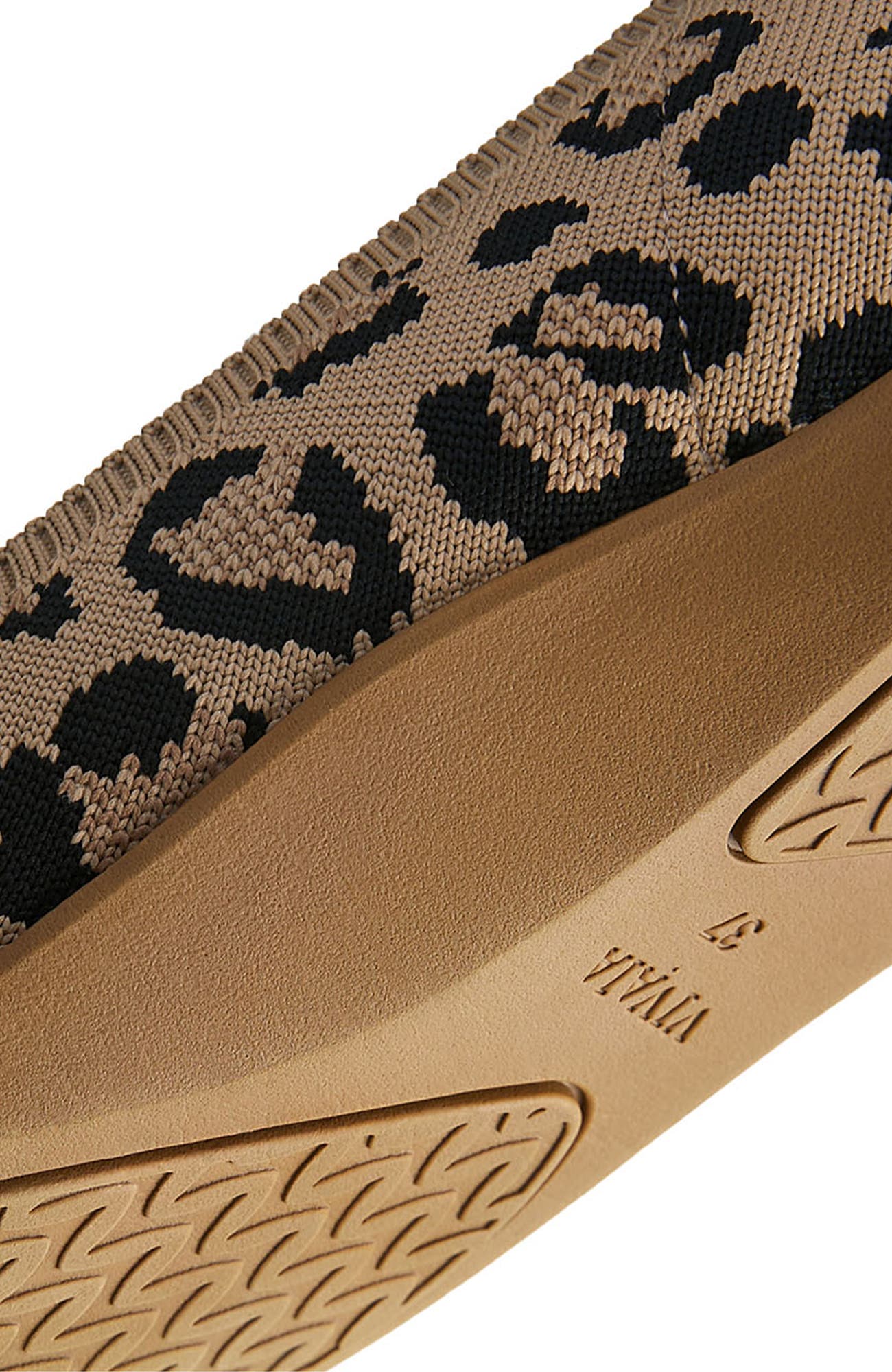 VIVAIA Lightweight Pointed-Ballet Flats, Alternate, color, Dark Leopard