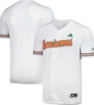 adidas Men's adidas White Miami Hurricanes Replica Baseball Jersey