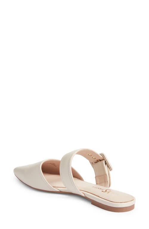 Yosi Samra Valerie Pointed Toe Mule In Bone