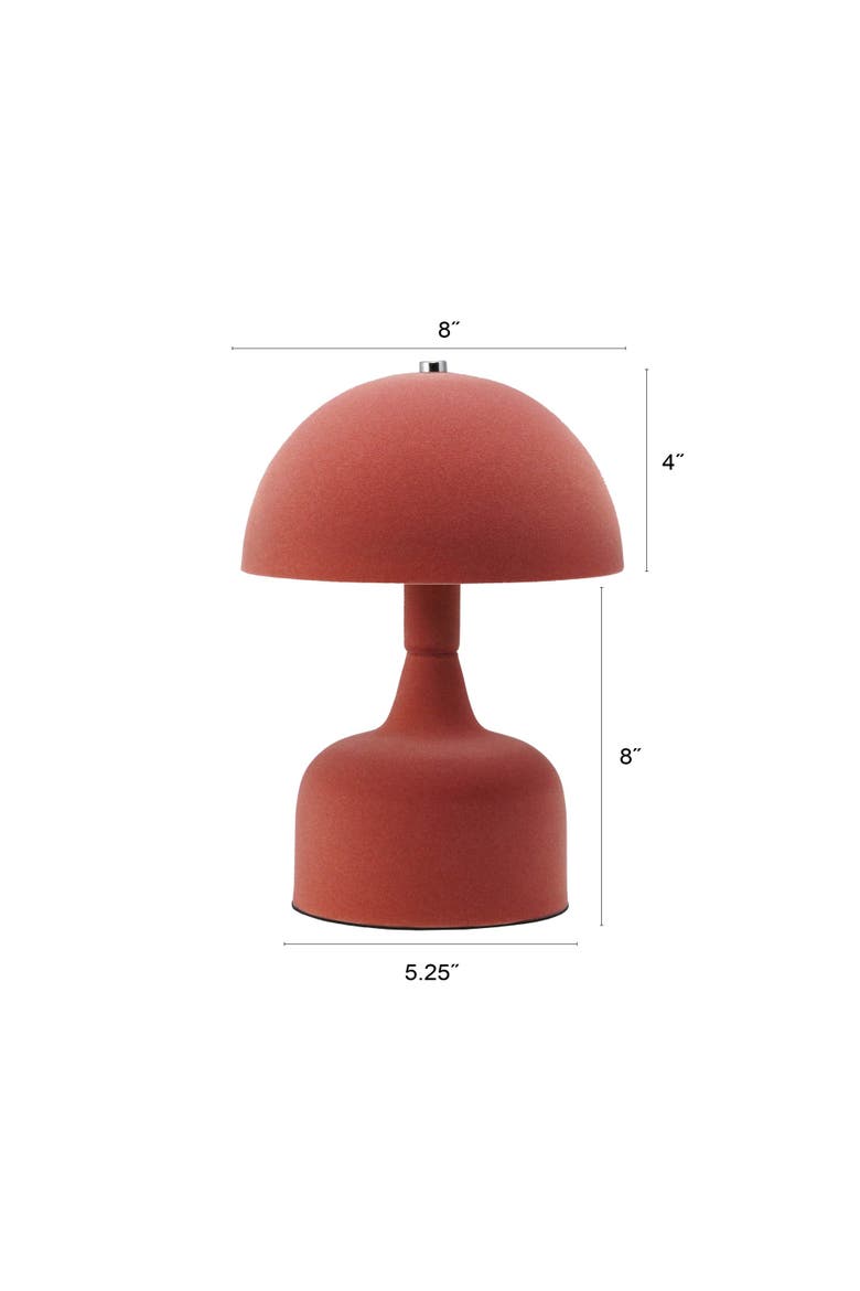 Table Lamp with Inline Switch, Alternate, color, Terracotta