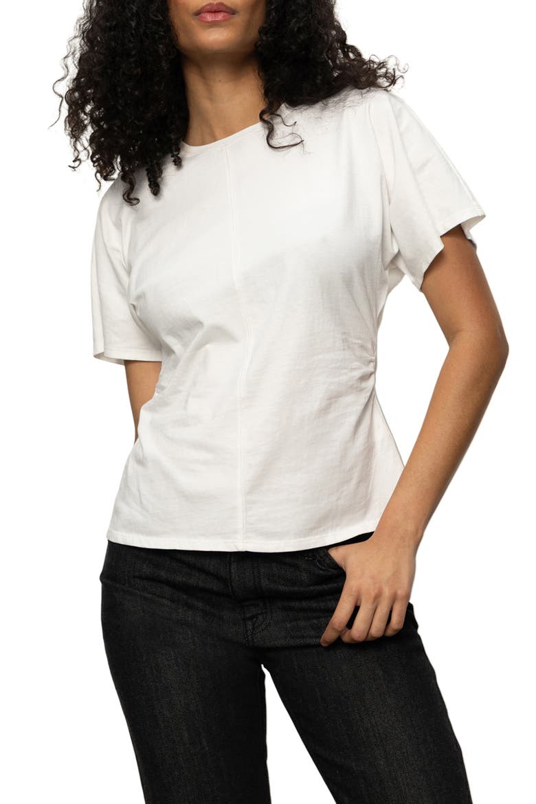Dolman Sleeve Organic Cotton T-Shirt, Alternate, color, WHITE
