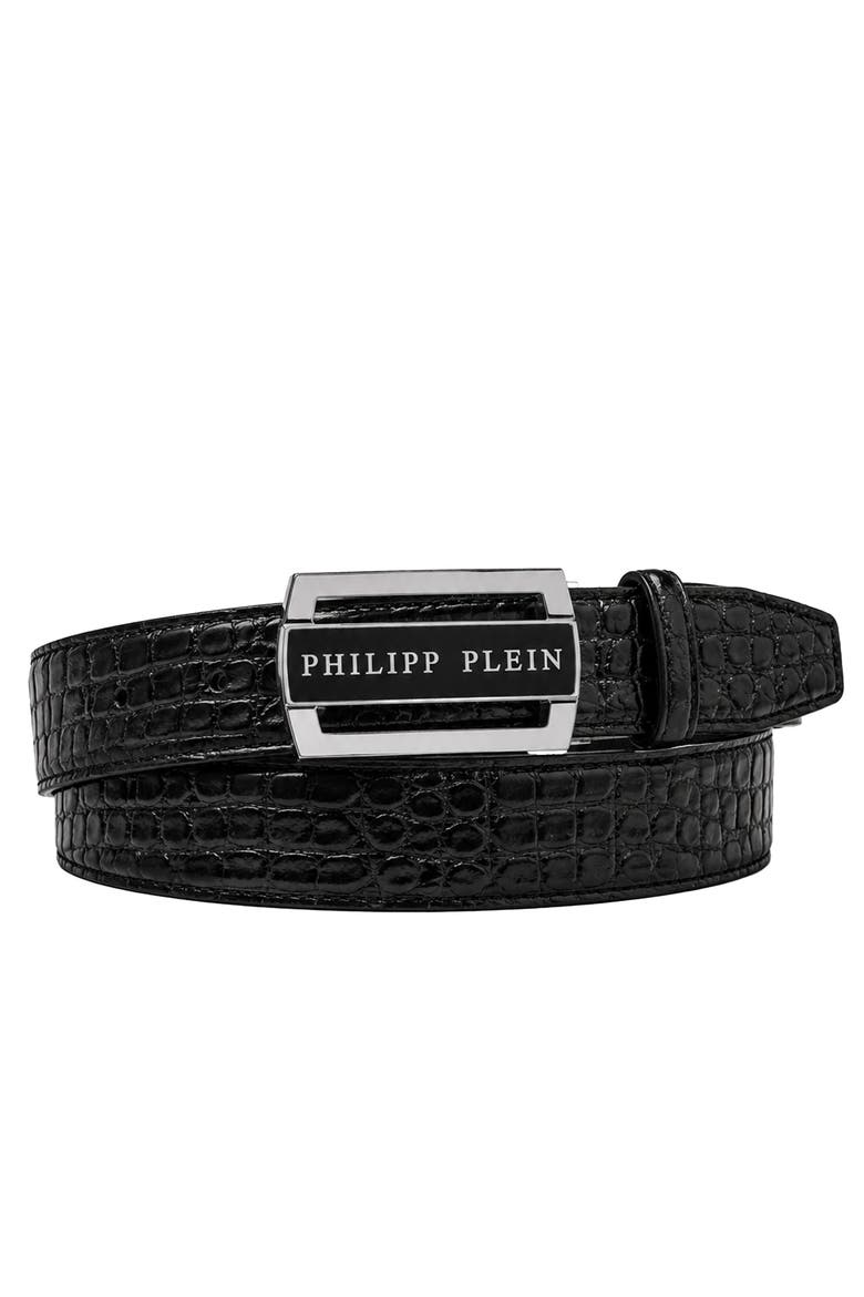 Belt Cocco Men, Main, color, black/nickel