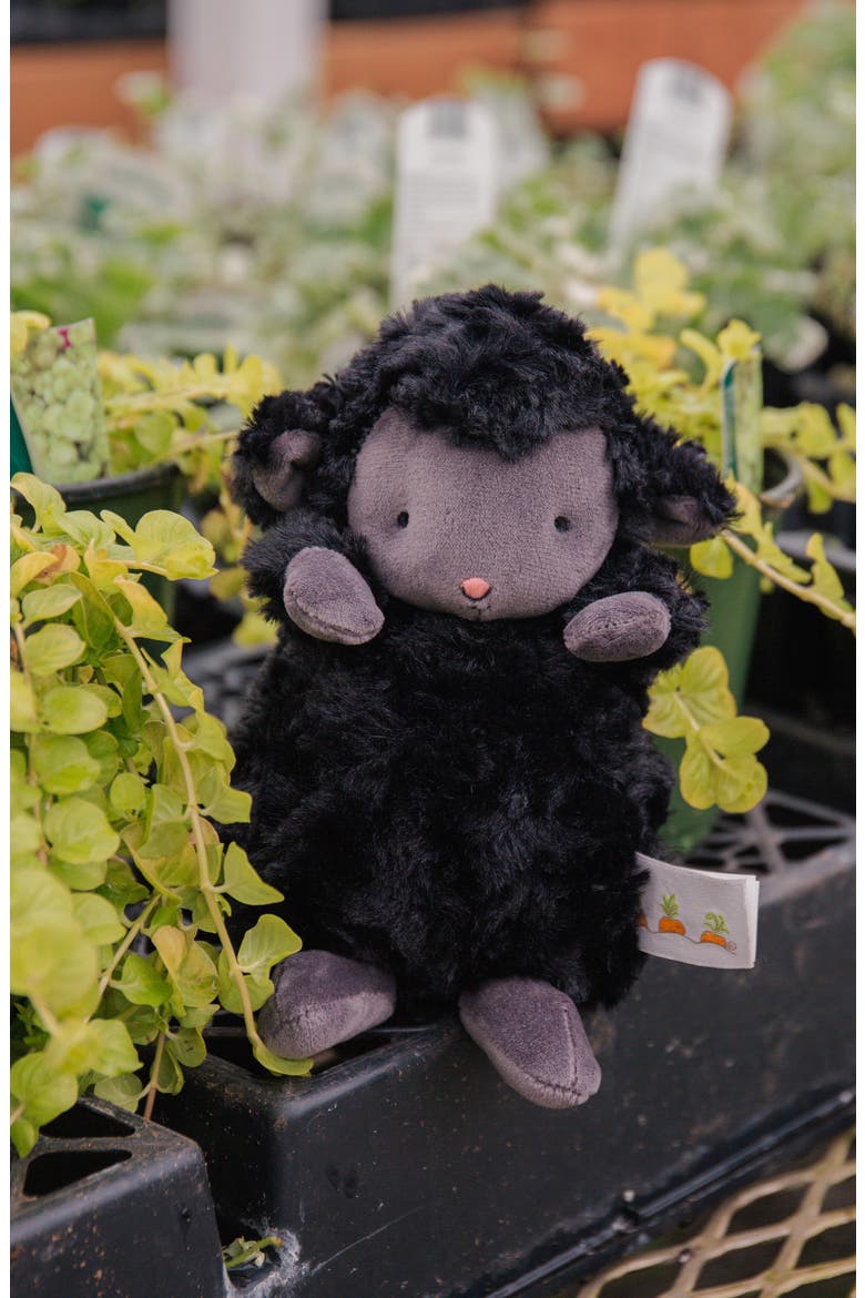 Wee Kiddo Plush Lamb, Alternate, color, BLACK