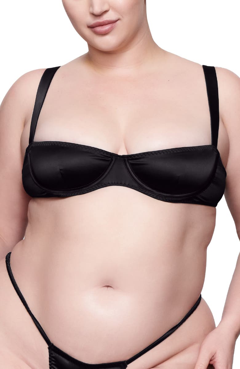 SKIMS Satin Underwire Bra, Alternate, color,