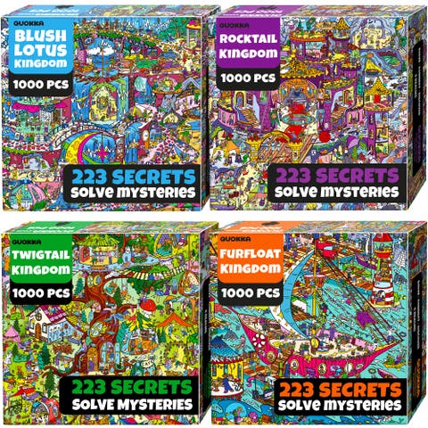 1000-Piece Jigsaw Puzzle Collection for Adults