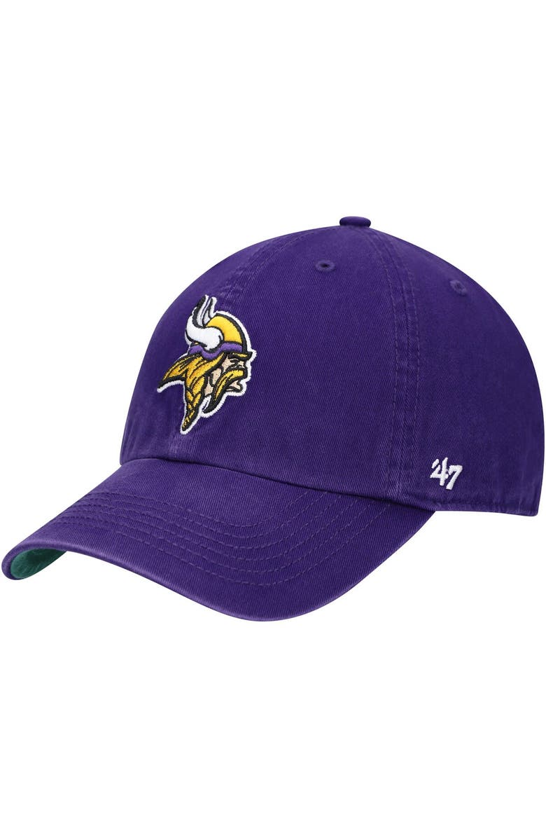 '47 Men's '47 Purple Minnesota Vikings Franchise Logo Fitted Hat, Main, color, Purple