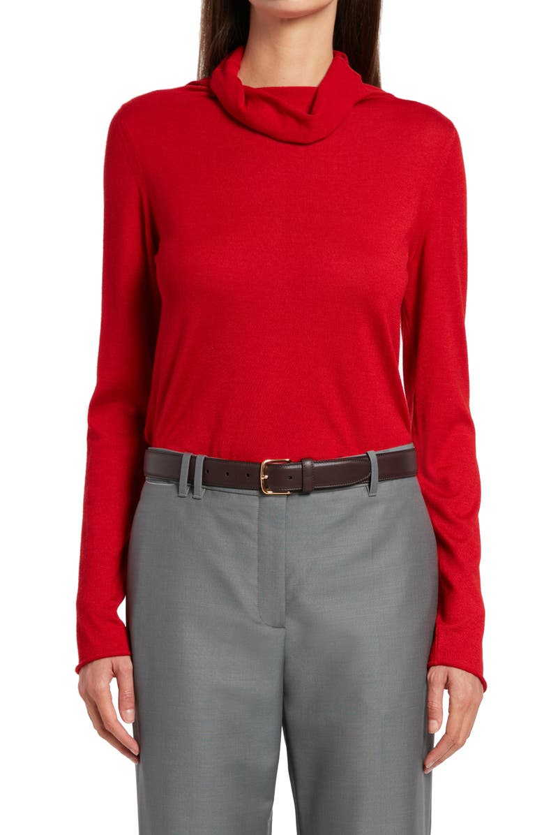 The Row Gattico Cashmere & Silk Sweater, Main, color, 