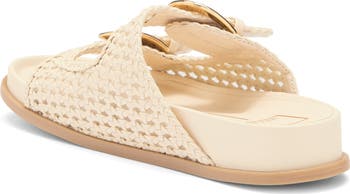 Sensa Woven Double Strap Slide Sandal
