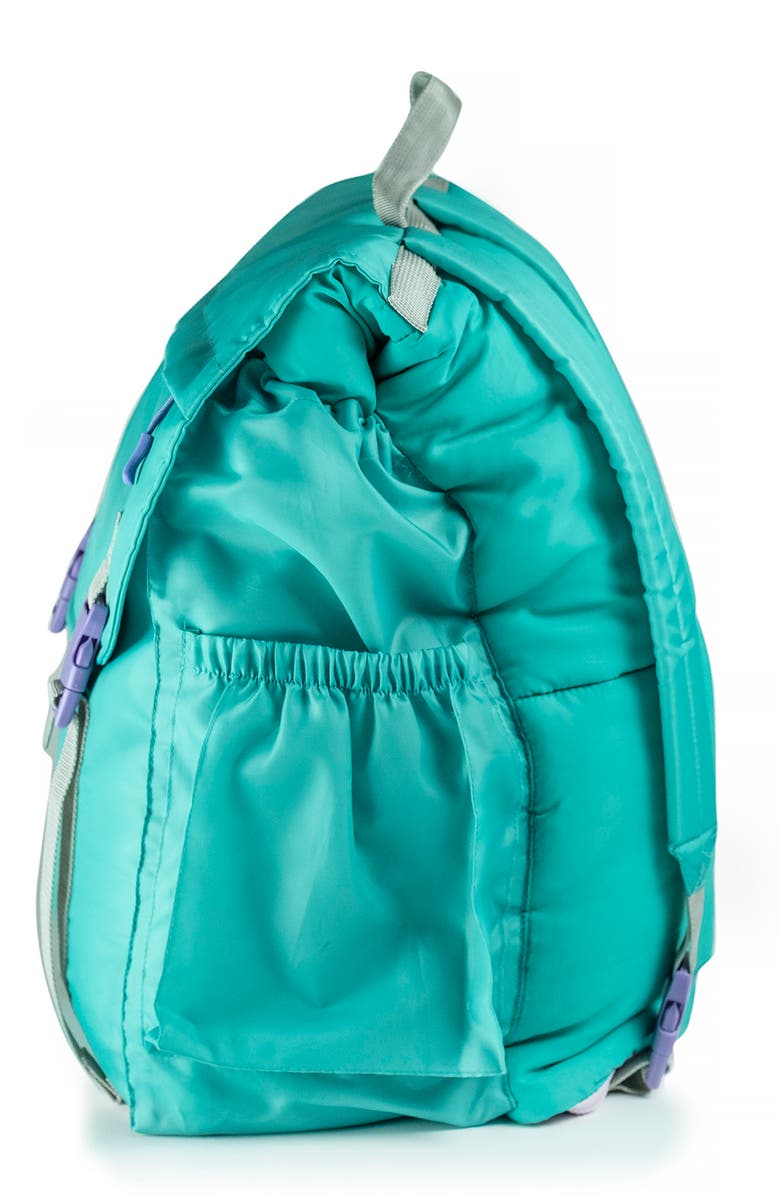 mimish Kids' Sleep-n-Pack Water Repellent Sleeping Bag Backpack, Alternate, color, Teal