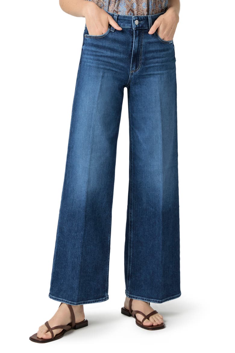 Anessa High Waist Wide Leg Jeans, Main, color, DRESDEN