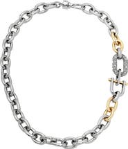 AllSaints Crysal Link Collar Necklace