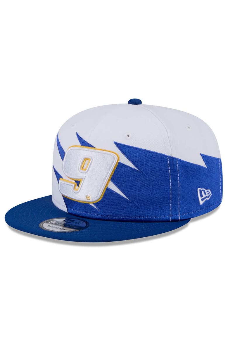 Men's New Era Blue Chase Elliott  Jagged 9FIFTY Snapback Hat, Main, color, Blue