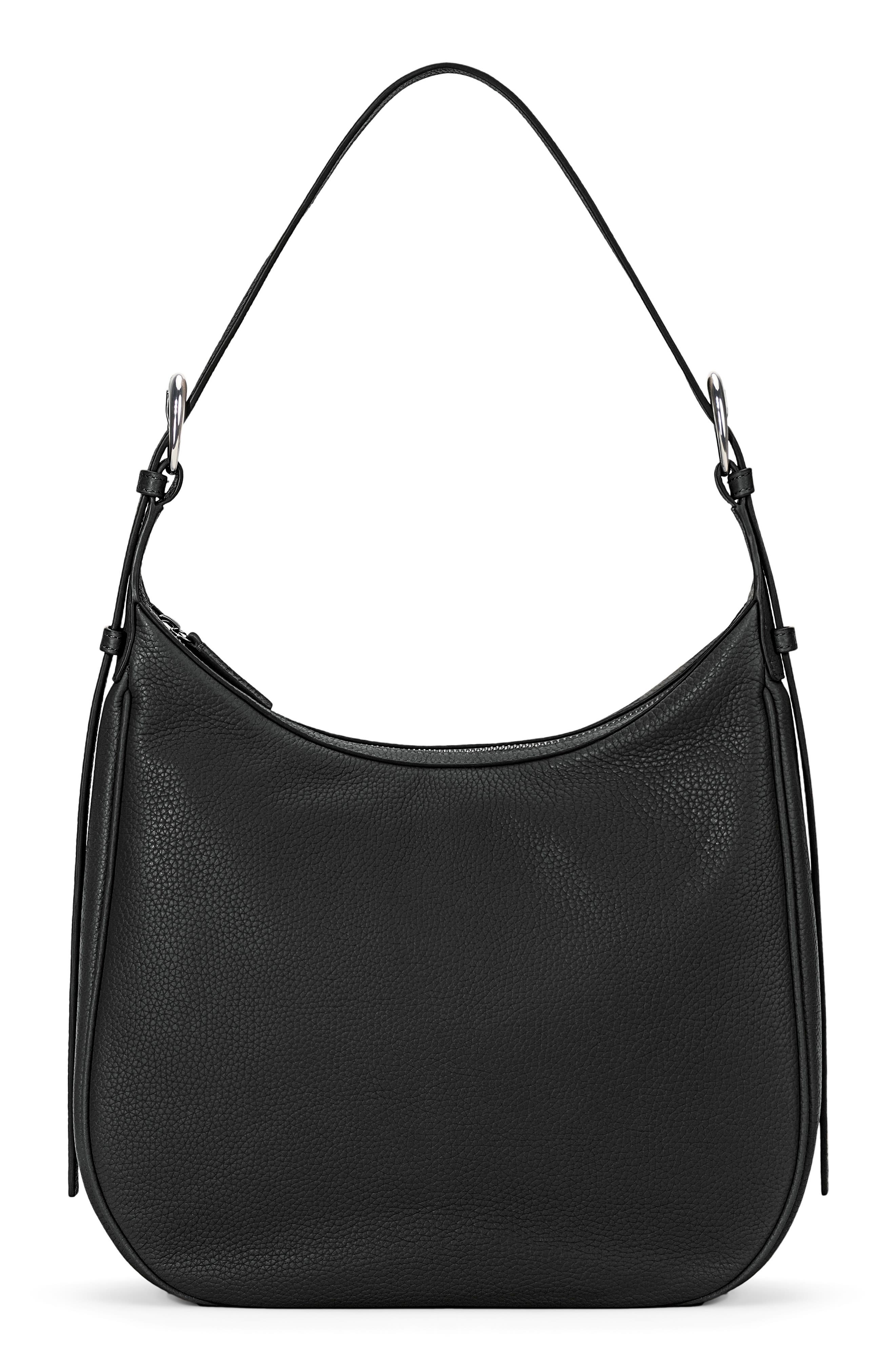 STAUD Pine Leather Hobo Bag, Main, color, 