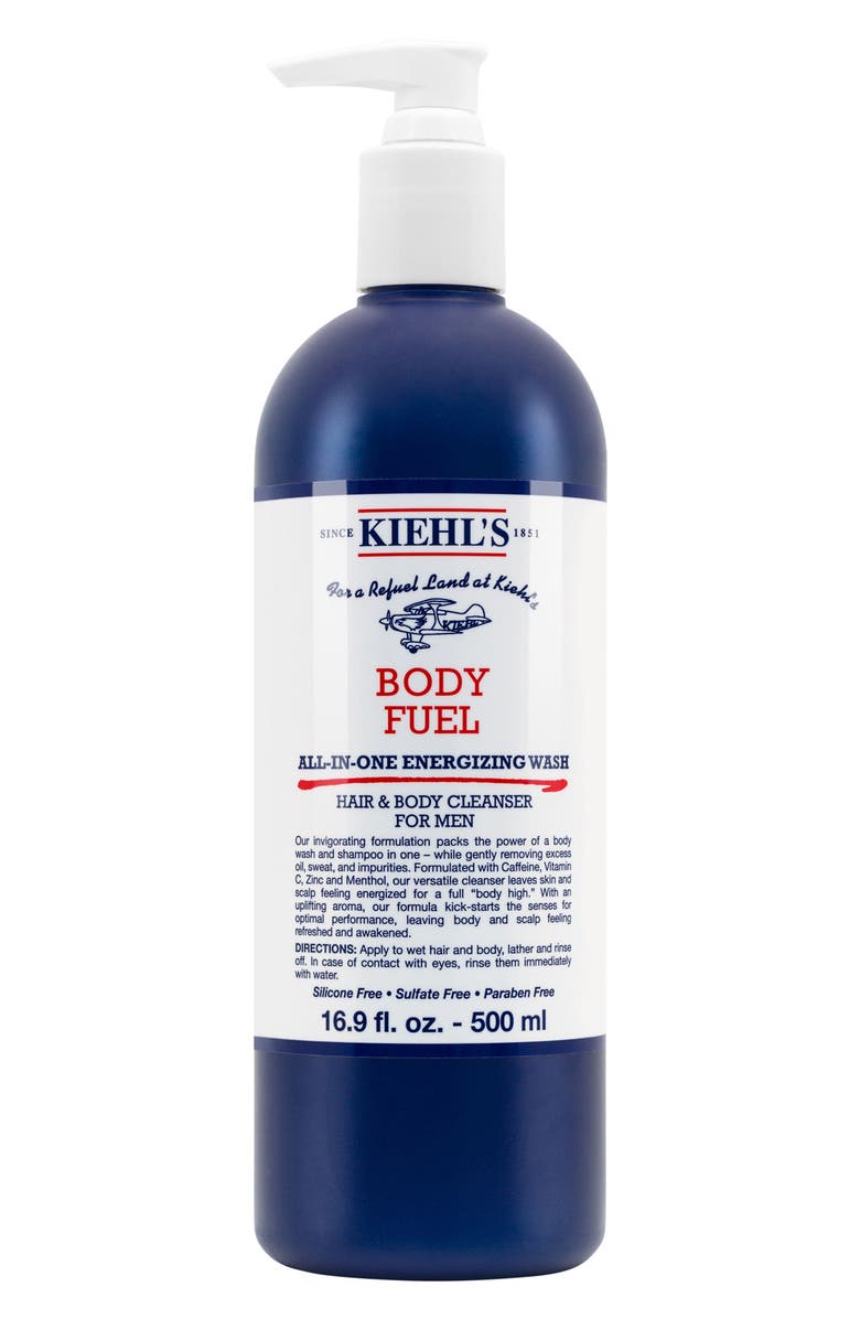 Kiehl's Since 1851 Body Fuel All-in-One Energizing & Conditioning Wash $80 Value, Main, color, 