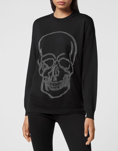 Wool Pullover Round Neck Ls Women