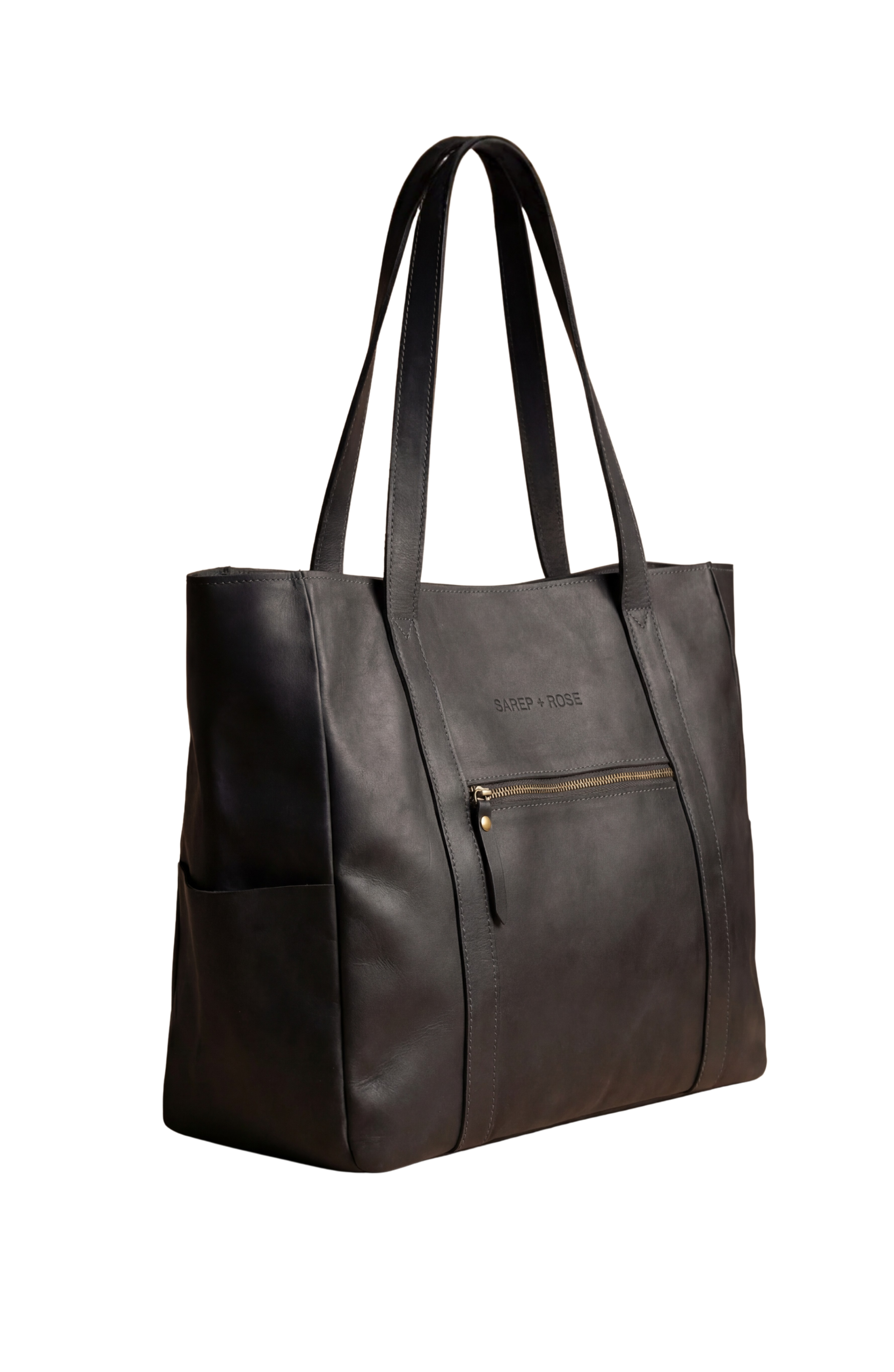 Sarep + Rose Cara Tote Bag, Alternate, color, Black Nubuck