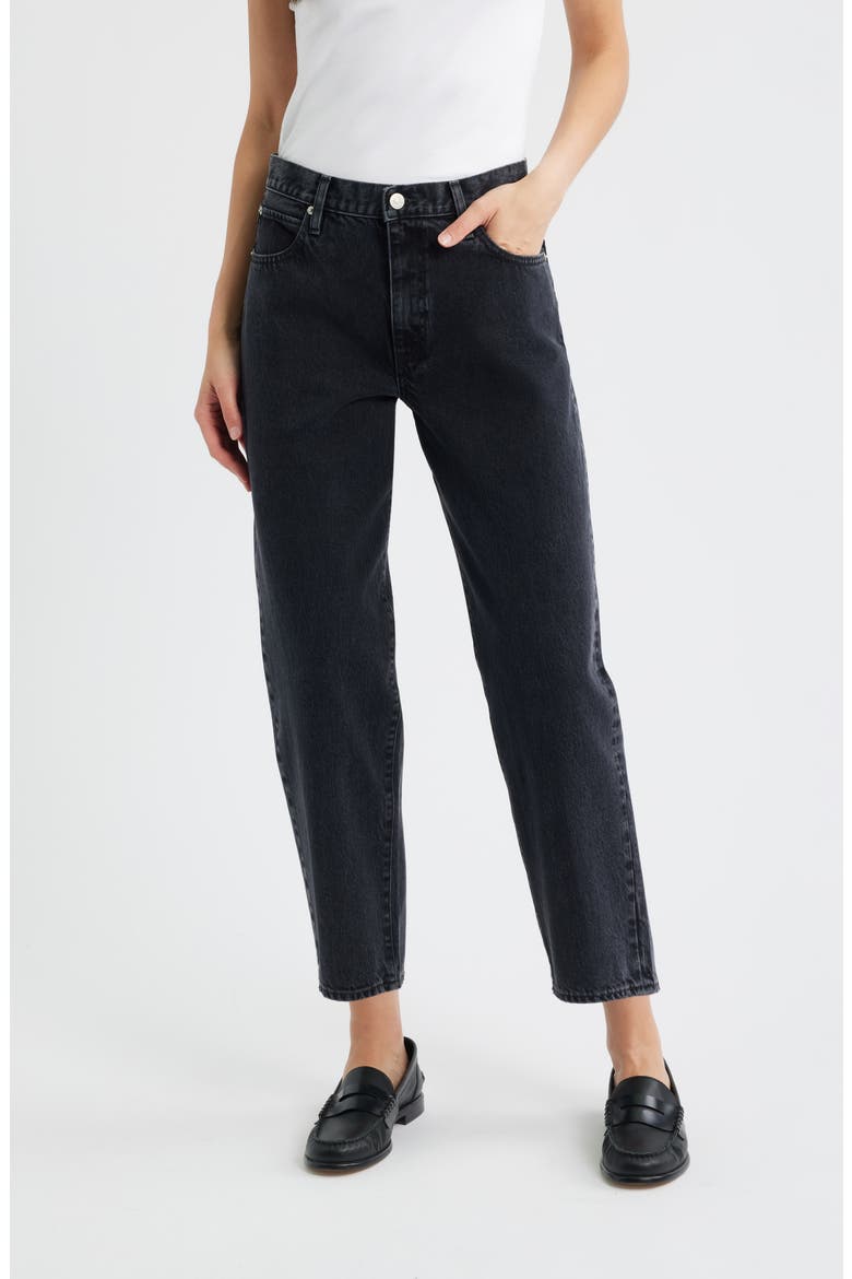 The Candle High Waist Barrel Jeans, Main, color, MYSTIC