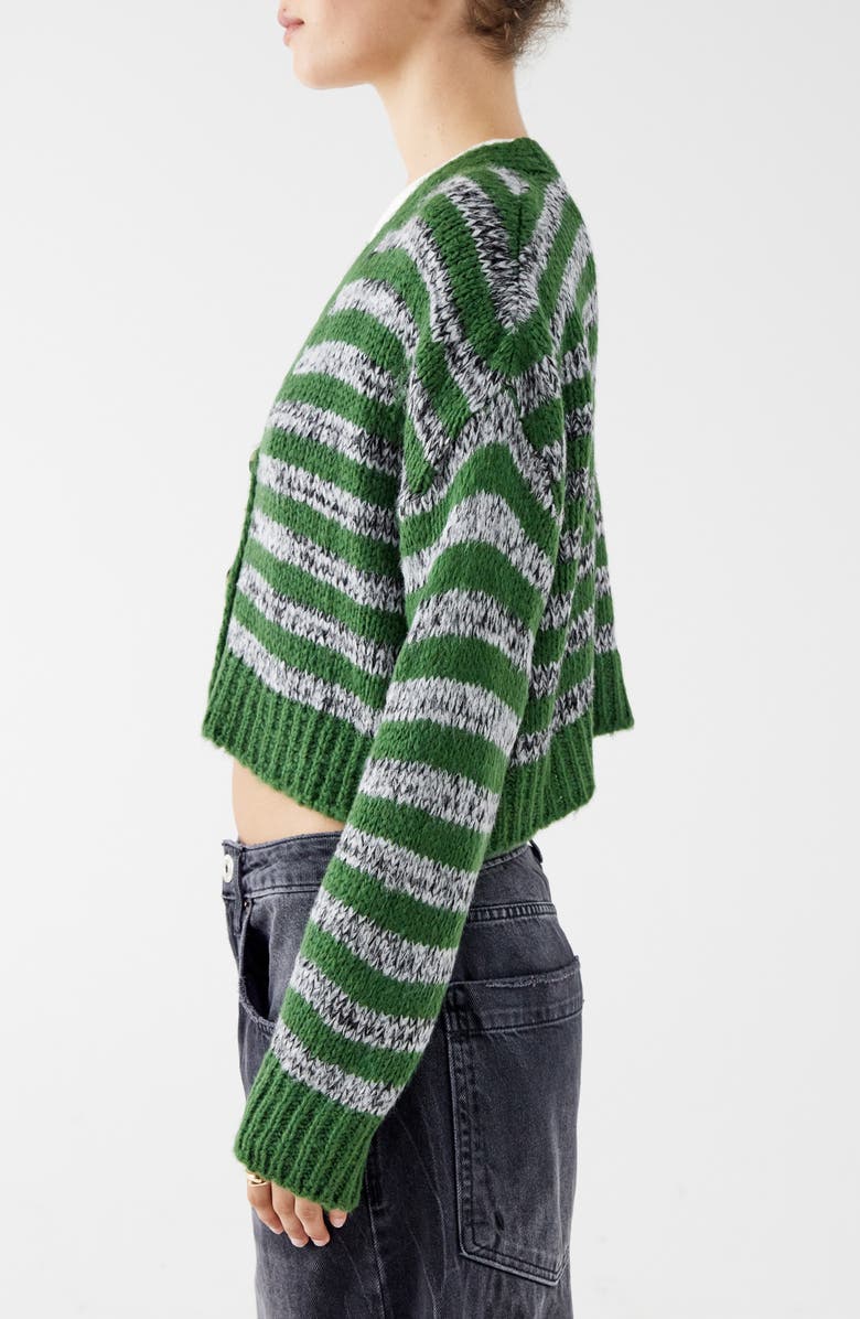 BDG Urban Outfitters Laguna Stripe Crop Cardigan, Alternate, color, 