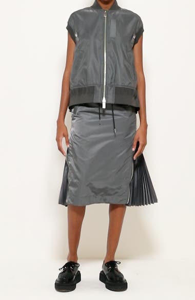 Sacai MA-1 Side Gusset Skirt | Nordstrom