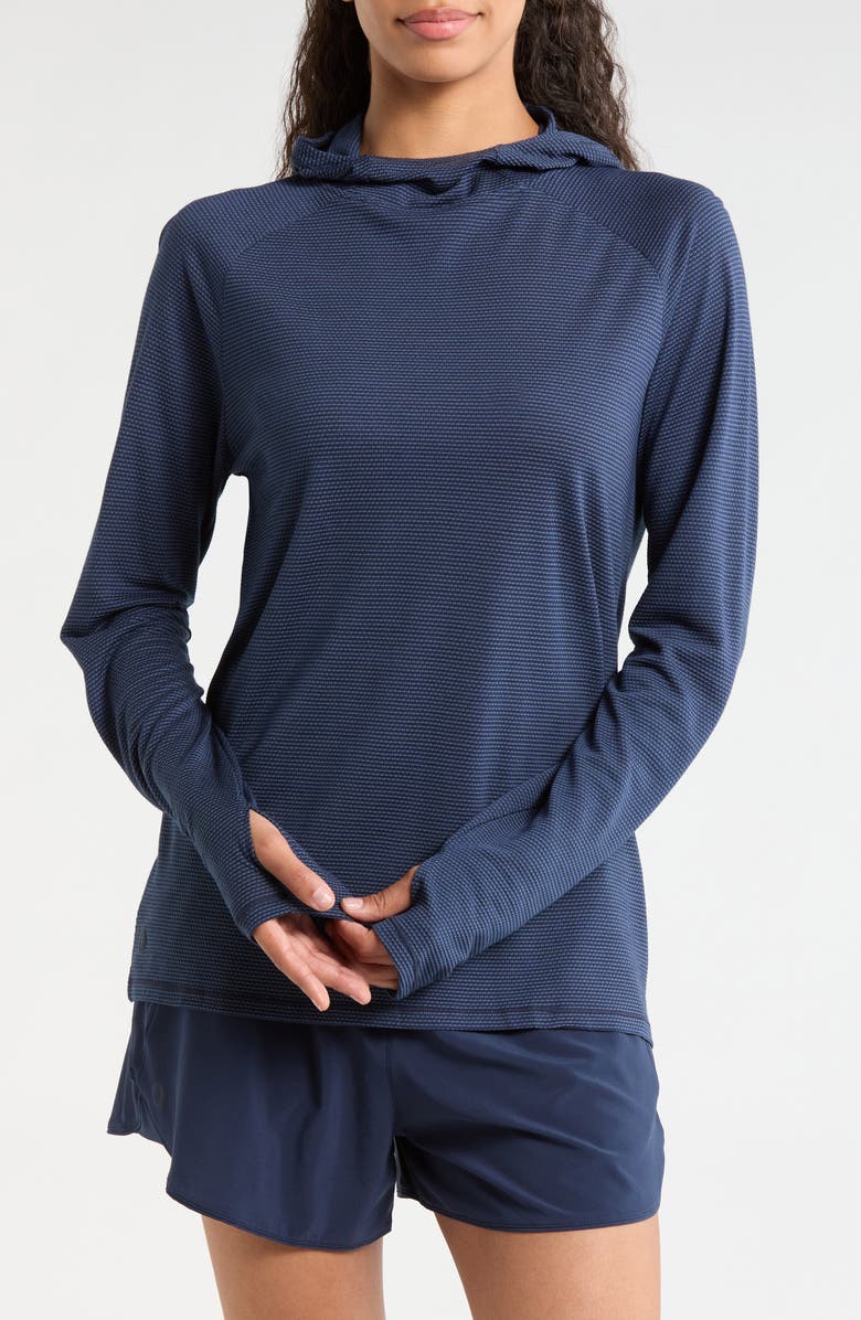 Smartwool Active Mesh Hoodie, Main, color, Nightfall Deep Navy
