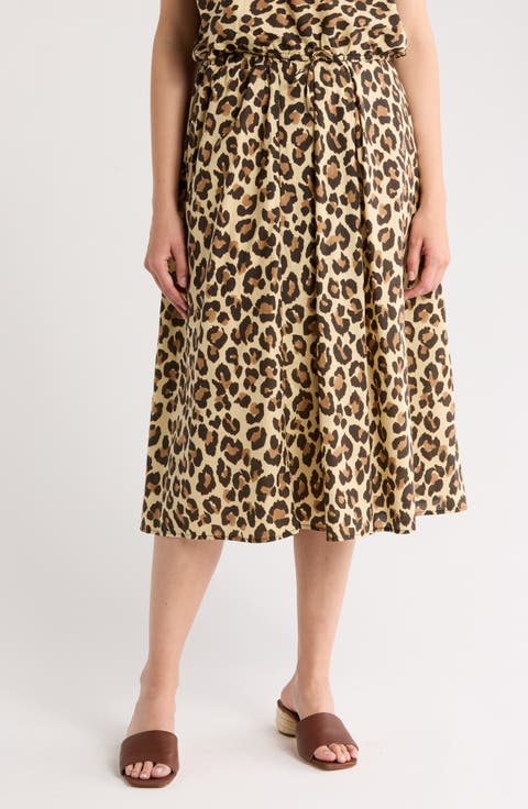 A-Line Midi Skirt