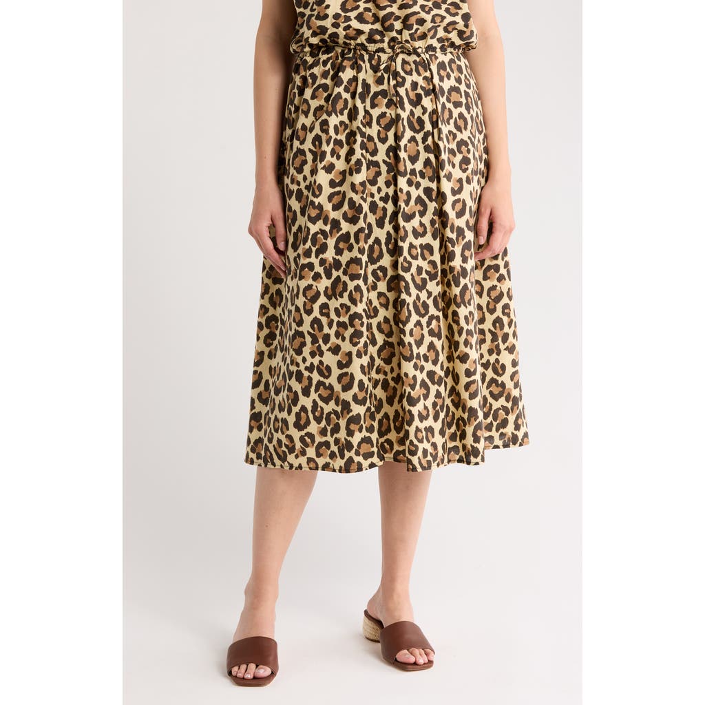 T TAHARI T TAHARI A-LINE MIDI SKIRT