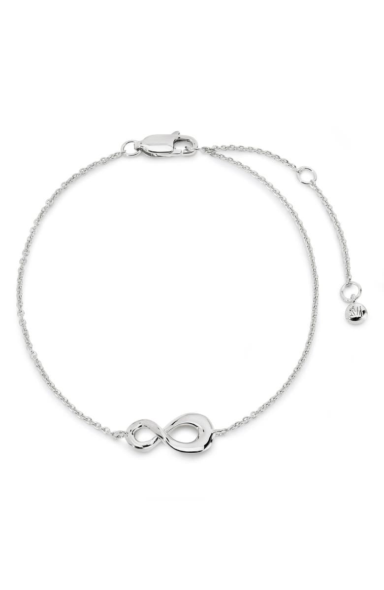 Monica Vinader Infinity Chain Bracelet, Main, color, 