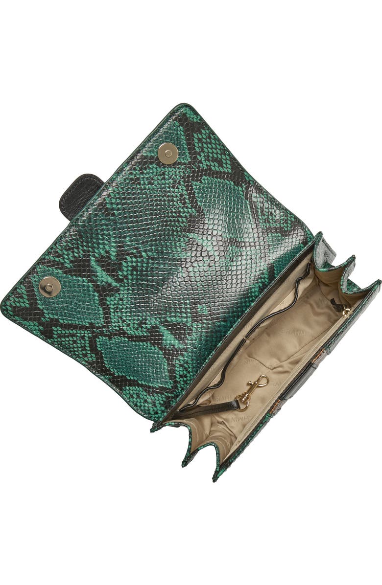 Brahmin Small Hallie Leather Top Handle Bag, Alternate, color, Multi Venezia