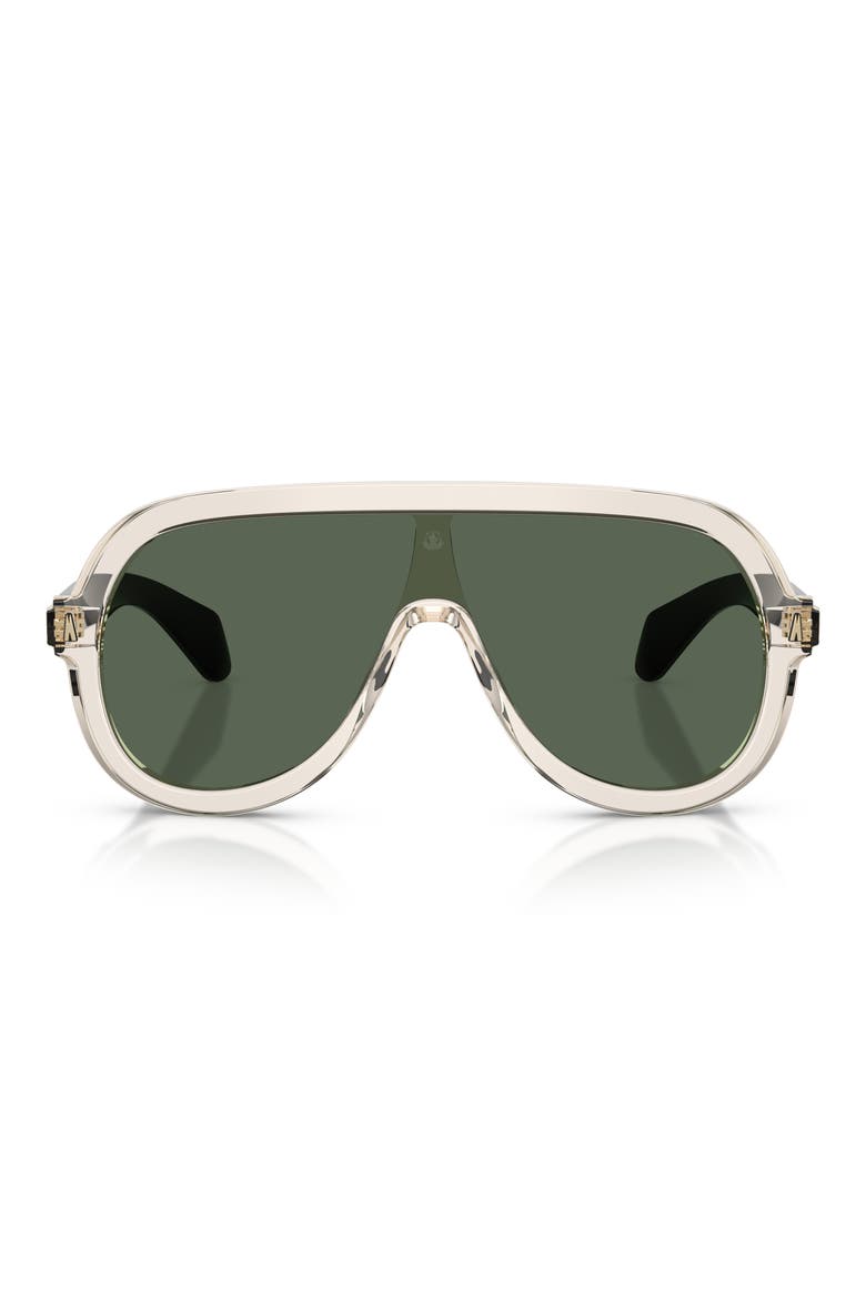 Sunsette 130mm Pilot Sunglasses, Main, color, BUTTER / SOLID DARK GREEN