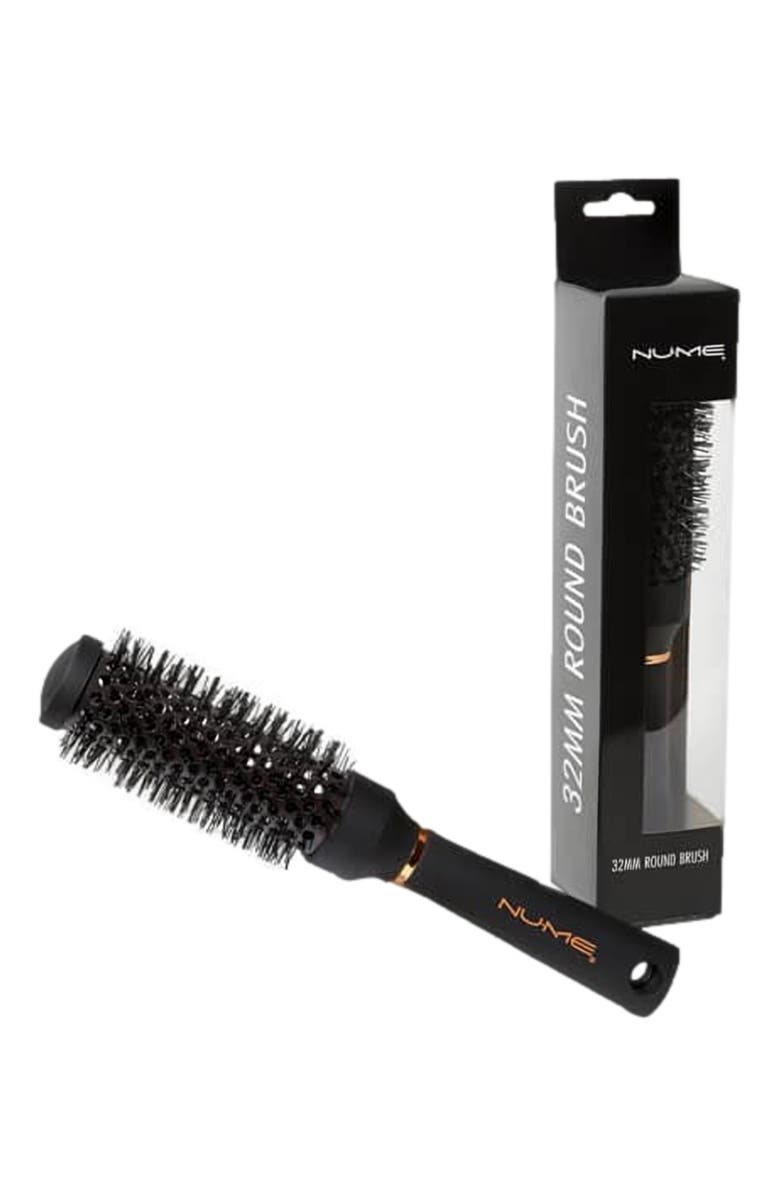 NUME Ionic Round Brush, Alternate, color, Black