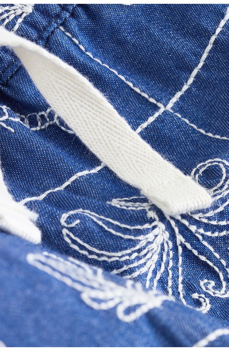 NEXT Kids' Stitch Button-Up Shirt & Shorts Set, Alternate, color, Blue