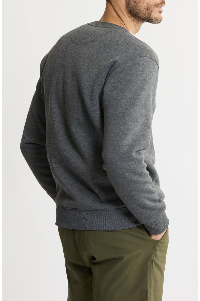 Cut Sew Knit Sweatshirt, Alternate, color, GREY