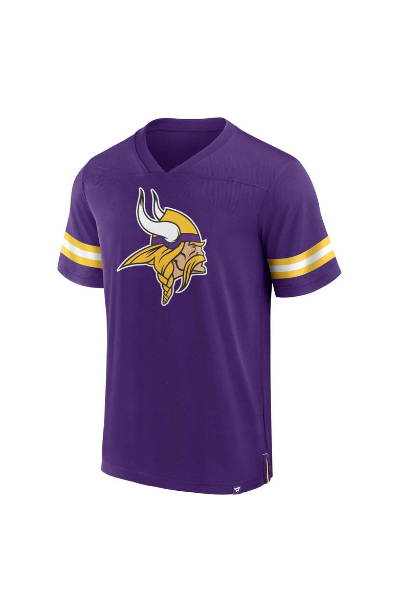 FANATICS Men's Fanatics Branded  Purple Minnesota Vikings Jersey Tackle V-Neck T-Shirt, Alternate, color, 