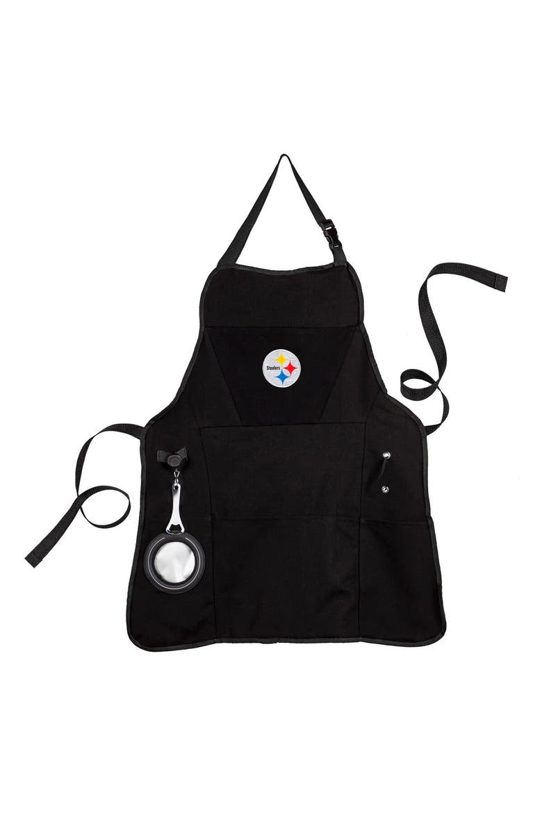 Pittsburgh Steelers Grill Apron, Main, color, Black
