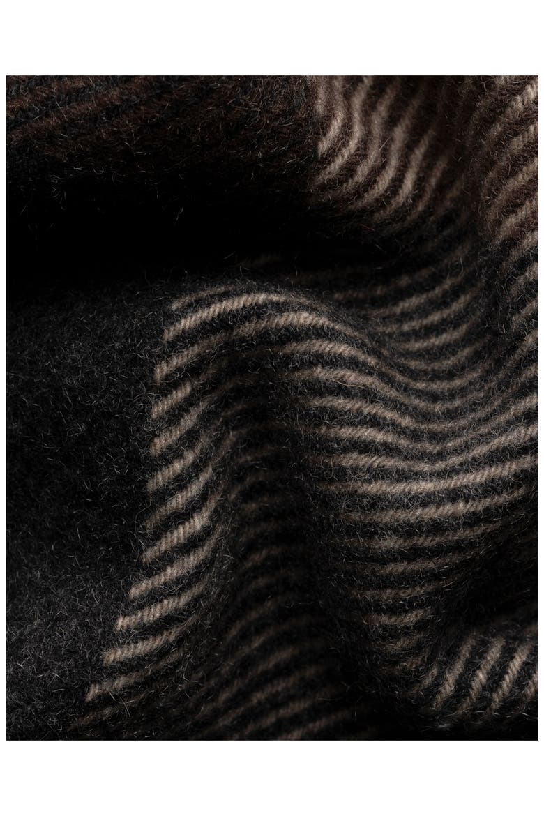 Colorblock Cashmere Fringe Scarf, Alternate, color, MEDIUM BROWN