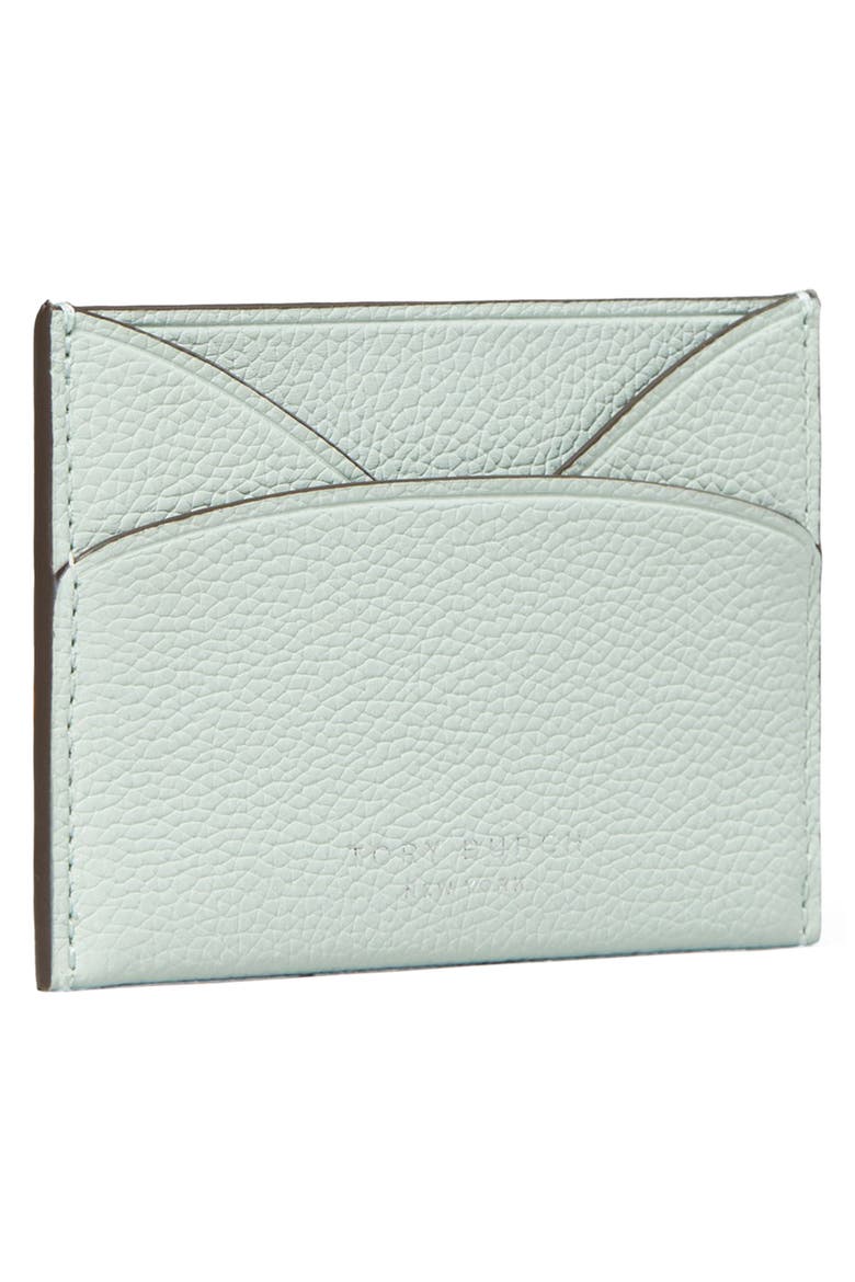 Flat Card Case, Alternate, color, LIGHT GREEN