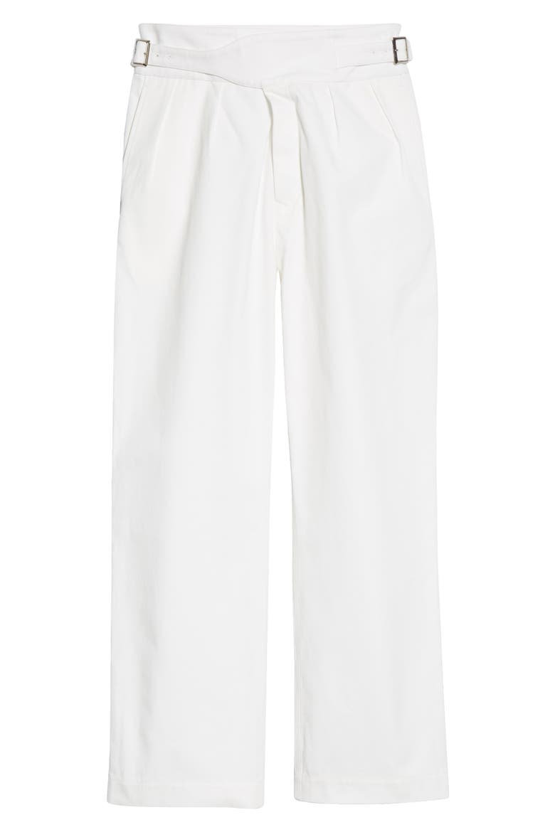Twill Gurkha Pants (Nordstrom Exclusive Color), Main, color, WHITE